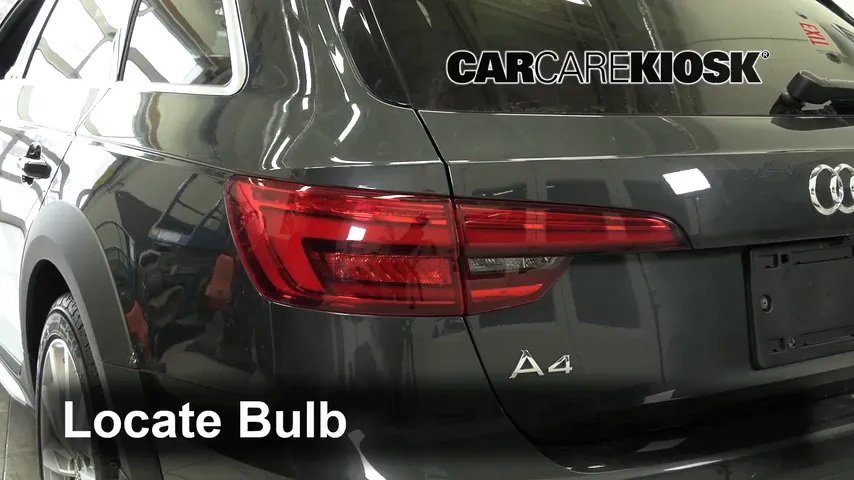 2017 Audi A4 allroad Premium Plus 2.0L 4 Cyl. Turbo Luces Luz trasera (reemplazar foco)